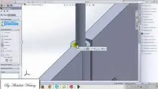 Assembly of hinge door