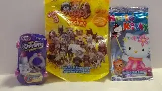 Blind Bag Opening - Puppy in my pocket, Shopkins, Hello Kitty