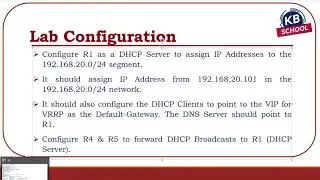 95  Configure a Router as a DHCP Relay Agent