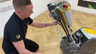 Adjusting the Cobra 09 Belt Sander Handle: A How-To Guide by Cameron | Ultimate Floor Care