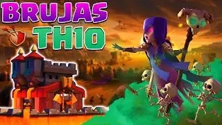 ATAQUE DE BRUJAS PARA TH10 AYUNTAMIENTO 10 // Clash Of Clans