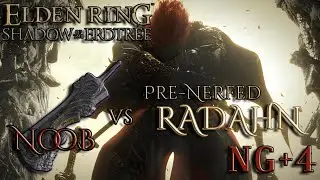 Smashing NG+4 Pre Nerfed Radahn With Slow Colossal Weapon (and Half Broken Controller🎮)