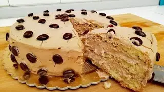 Coffee delight 🍰 Very easy and fresh 😍 Le ricette di zia Franca (with subtitles)