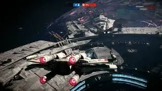 Star Wars Battlefront 2: Space Battle Gameplay #12 - Ultra settings - 60 FPS -1080P