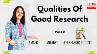 Qualities Of Good Research - Good Research - What Are The Qualities