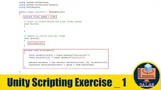 Unity Scripting Exercise _ Part 1: Camera Movement
