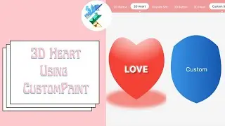 3D Heart using CustomPaint 