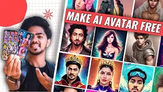 how to make FREE Ai Avatar Instagram trend | Lensa Free Alternative App | ai avatar generator free