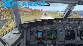 X-Plane 11/Visual landing in LPMA - Funchal Airport/Cockpit-view/FULL HD