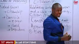 CPA - BUSINESS LAW - LAW OF PERSONS - LESSON 2