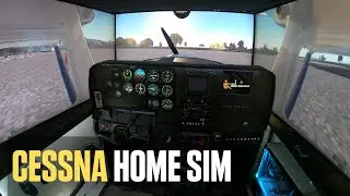 Cessna Home Flight Simulator Visuals | Landing at French Valley Airport | Home Sim Pilot