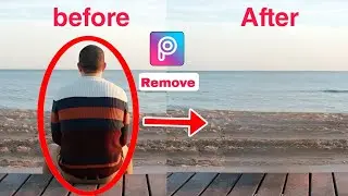 How to remove OBJECT/PERSON in PicsArt | how to erase something from a photo (PicsArt)