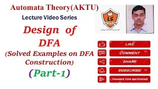 Theory of automata | Design of DFA | Solved Numericals | How construct DFA | DFA Examples(Part 1)