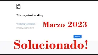 Error too many redirects en Facebook - Solucionado! marzo 2023
