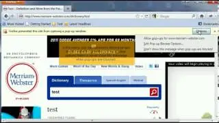 How to control the pop up blocker in Mozilla Firefox