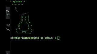 Piping cowsay into lolcat