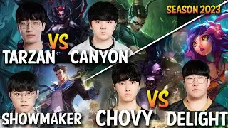 Showmaker JAYCE Top | Tarzan vs Canyon | Chovy vs Delight - Patch 13.20 KR Ranked