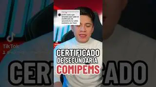 DEBISTE SUBIR TU CERTIFICADO DE SECUNDARIA | COMIPEMS