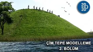 3ds Max Peyzaj Tasarım Projesi Çim Tepe Modelleme Bölüm 2