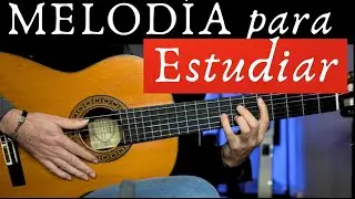 ❤️ MELODÍA Sencilla en Guitarra Española...👉 Para estudiar