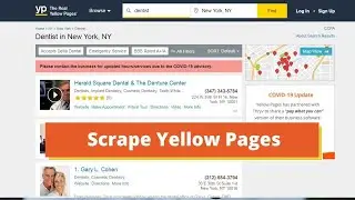 Yellow pages web scraping tutorial | Yellow Pages Scraping ( 2020)