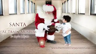 TRAIN TO THE NORTH POLE - POTOS WITH SANTA - LOS ANGELES CA 2018
