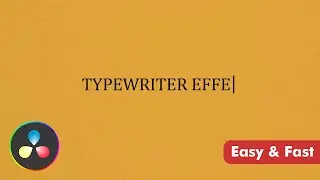 🎬 Typewriter Text in DaVinci Resolve: The Ultimate Guide (Fast & Easy!)