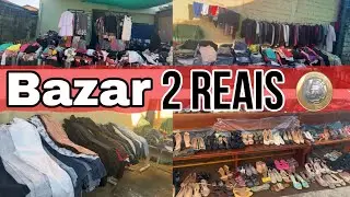 Tour pelo Bazar Beneficente de 2 reais de igreja