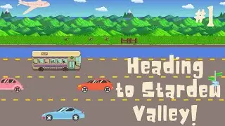 Heading to Stardew Valley🚶🏻‍♀️| Greeting the town🏡 | Stardew Valley