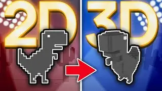 How I Made The No Internet Dino Game in 3D?!