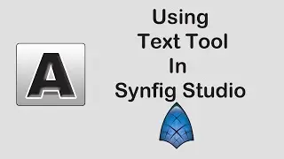 Synfig studio tutorial   Using text tool & choosing fonts Absolute Beginner