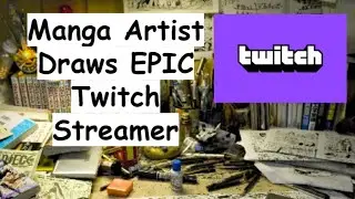 Manga Artist animates Twitch Streamer EPIC SCENE