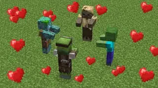 Zombie ❤ Drowned ❤ Husk ❤ Zombie Villager