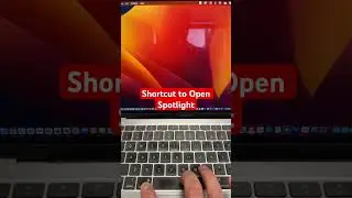 Shortcut to Open Spotlight on Mac