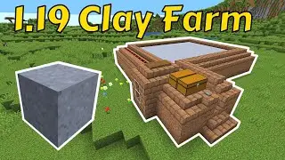 Minecraft Tutorial | EASY Auto Clay Farm | 1.19
