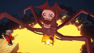 Conquering The Growling Man In Minecraft...