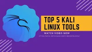 Top 5 Kali Linux Tools Part 1