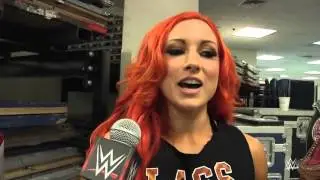 WWE Becky Lynch & Charlotte Interview Backstage At MSG