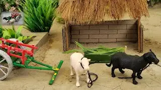 बैलगाड़ी घर पर कैसे बनाएं| How to make a Bullock cart | cow shed | horse stable | house of animals