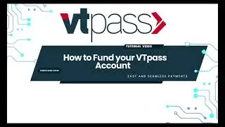 How To Fund Your VTpass Wallet Account