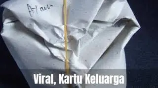 Viral, Kartu Keluarga Pembungkus Tempe Akhirnya Dibakar, Foto yang Diunggah Dihapus