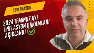 2024 TEMMUZ AYI ENFLASYONU AÇIKLANDI-HABERTÜRK