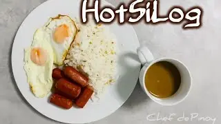 HOTSILOG [Hotdog 🌭 | Sinangag (Fried Rice) 🍚 | Itlog (Egg) 🥚 ]