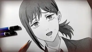 How to draw Kobeni Higashiyama | Chainsaw Man | Step by step Tutorial