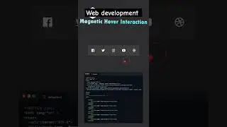 magnetic Hover interaction in html 