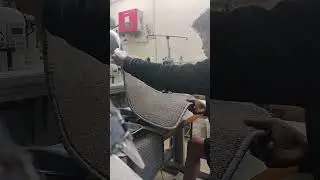 Final test of overlocker machine for carpet👏