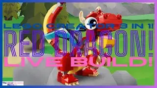 The Head Buddies Review | LEGO Creator 3 in 1 | Red Dragon Live Build & Review!