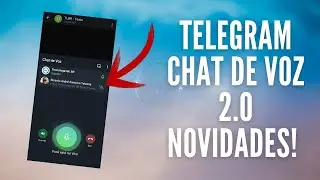 Como usar o chat de voz 2.0 do Telegram (Novidades)