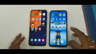 Samsung A70 vs Redmi note 8 speed test