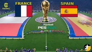 PES 2021: France - Spain Simulation - I Won the FIFA 26 World Cup! - 4 Minute Game Recapp